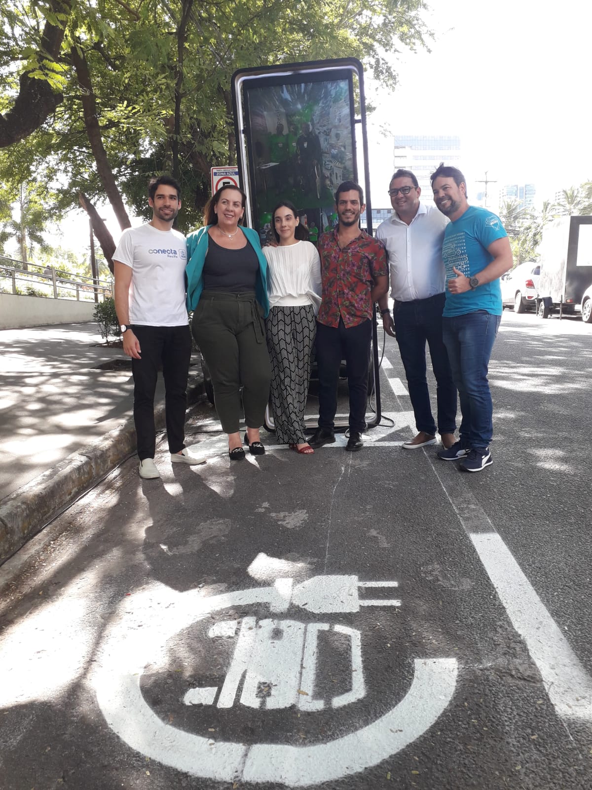 Inauguração do primeiro ponto de recarga de carros elétricos do EITA Labs e New Mobility Brasil